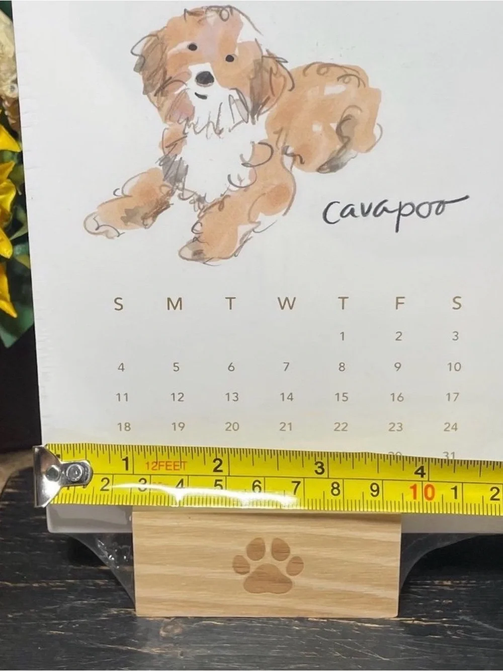 DESIGNER DOGS 2026/2027 Desktop Calendar